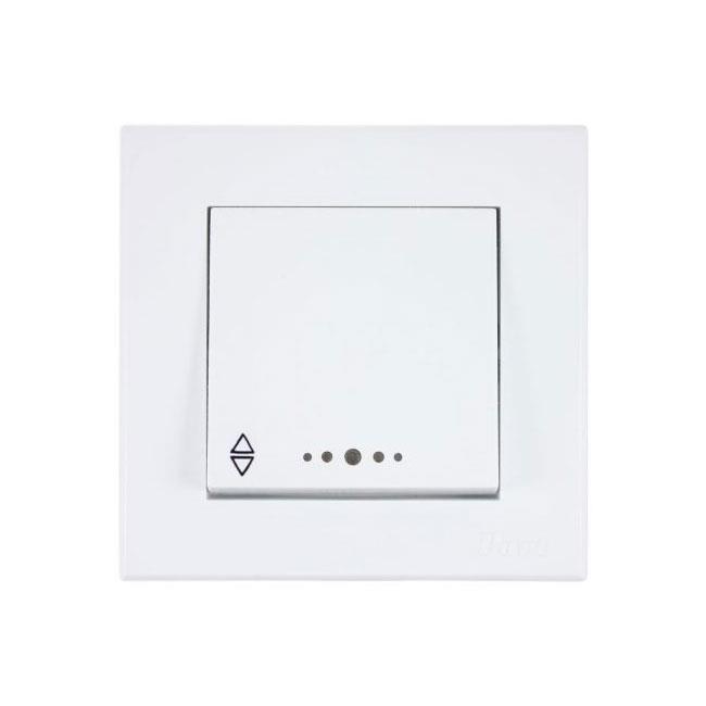 کلید تبدیل سفید رنگ پارت الکتریک سری تابش 5163